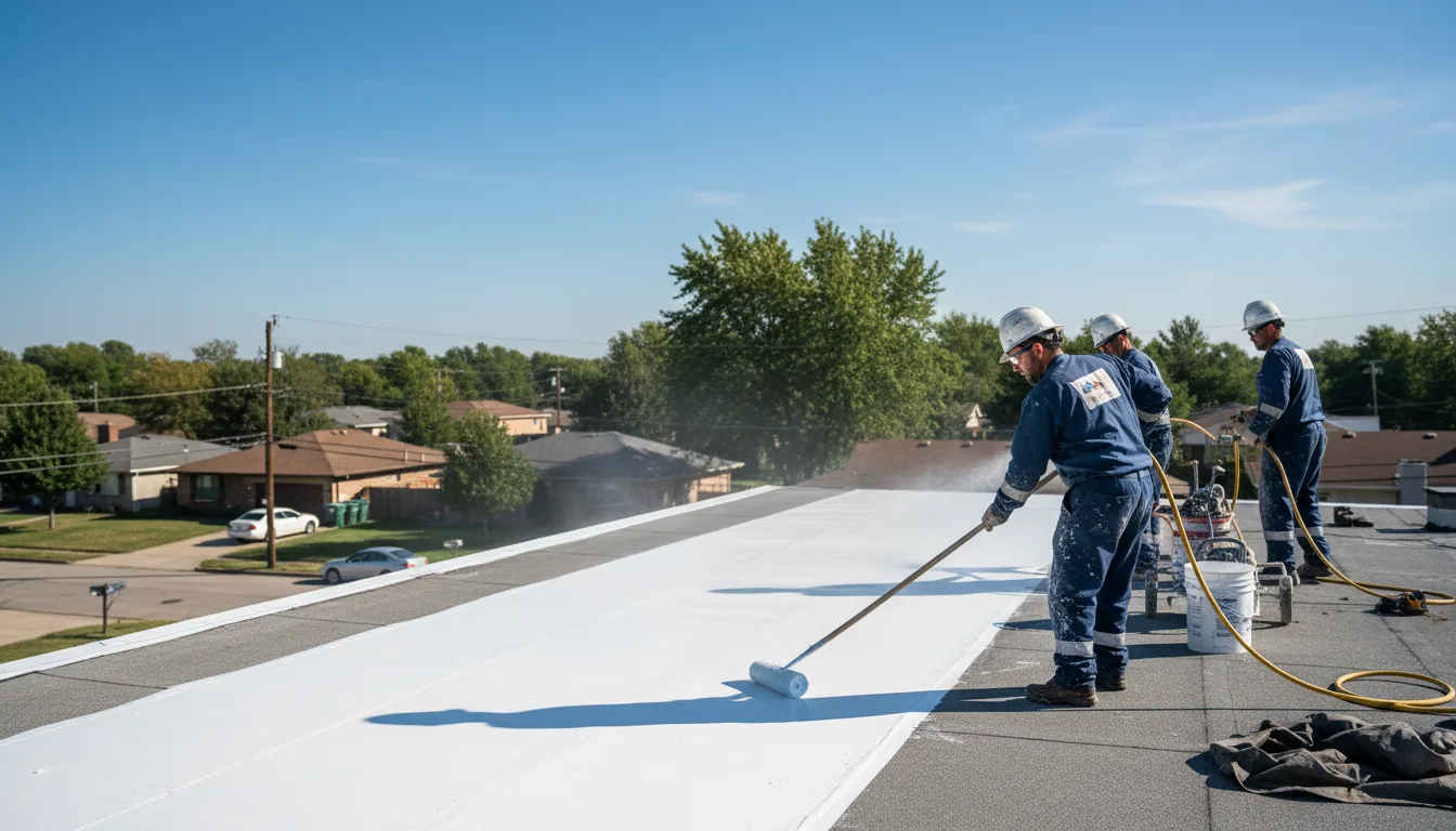 Commercial roof coating in Clarington, OH near me